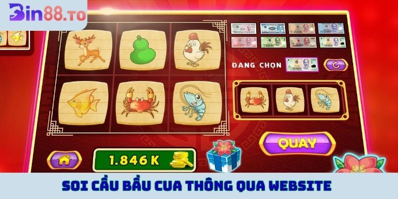 Soi cầu bầu cua thông qua website