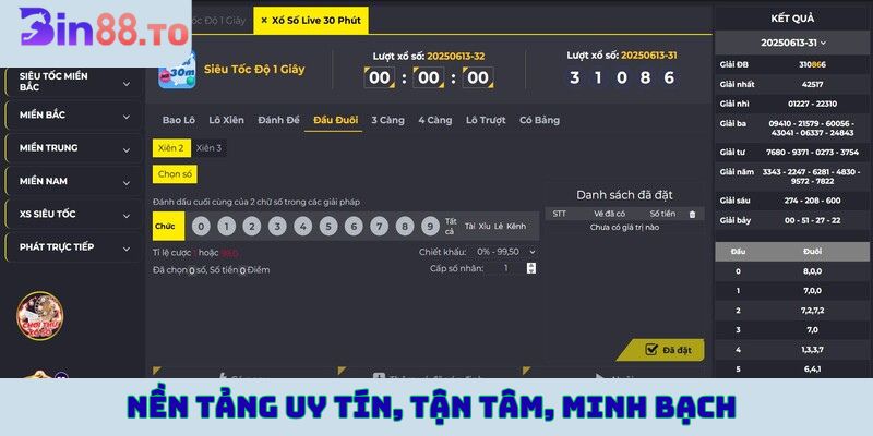 Nền tảng uy tín, tận tâm, minh bạch